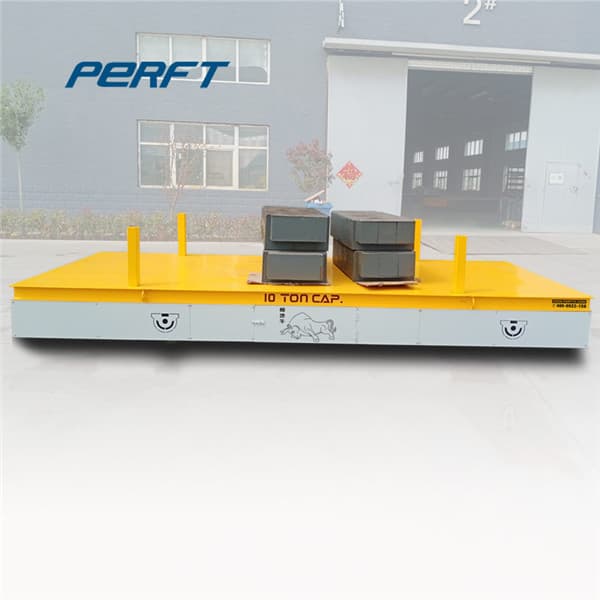 25t industrial transfer trolley with logos